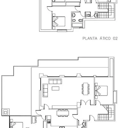 Апартаменты Atico Con Gran Terraza *